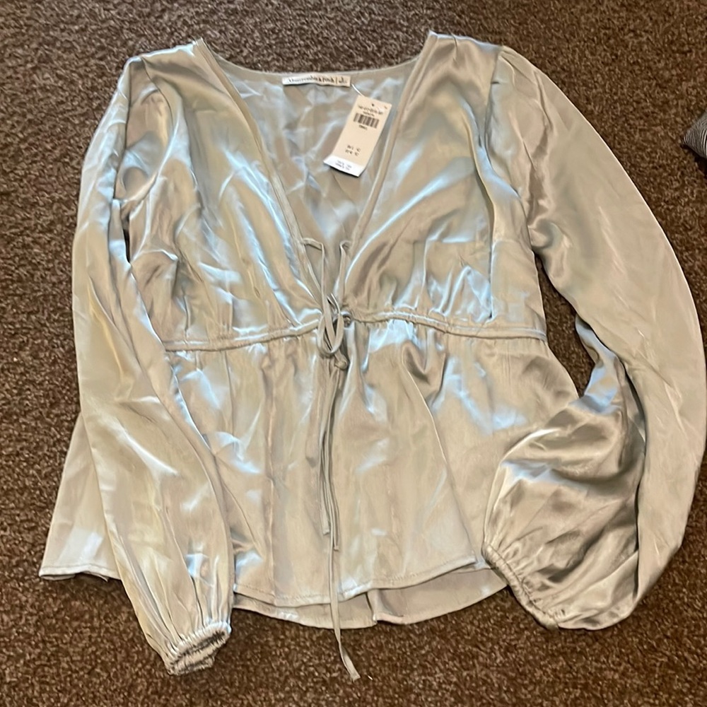 Abercrombie & Fitch Sheer Blouse